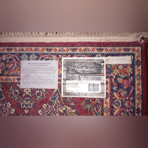 Karastan Rug 700/785 Red Sarouk 2"6 x 4"3 - Picture 5 of 8